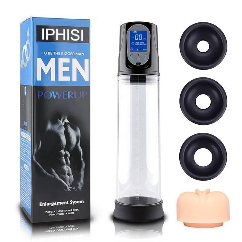 Medical male trainer with glowing LCD display on charging dock
